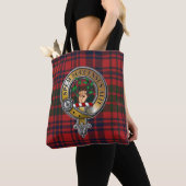 Tote Bag Ross Tartan & Badge (De près)