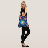 Tote Bag Rotation Planétaire (Sur le modèle)