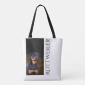 Tote Bag Rottweiler Fourre-tout (Dos)