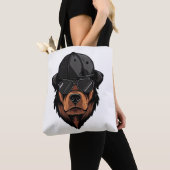 Tote Bag Rottweiler Gangster (De près)