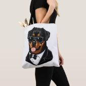 Tote Bag Rottweiler Le Gardien Du Corps (De près)