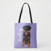 Tote Bag Rottweiler personnalisé (Devant)