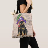 Tote Bag Rottweiler Pirate (De près)