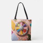 Tote Bag Roue de direction parfumée - Découvrez le parfum R (Dos)