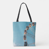 Tote Bag Roue de ferries blanches le matin (Dos)