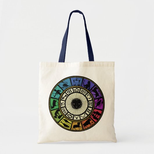 Tote Bag Roue vintage Zodiac (Devant)