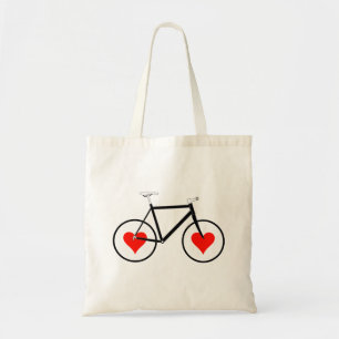 Tote Bag Roues de coeur de vélo