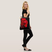 Tote Bag Rouge (Sur le modèle)