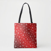 Tote Bag rouge,blanc,étoile, étoiles, Noël + Échantillon, c (Devant)