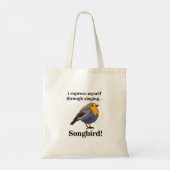 Tote Bag Rouge-gorge chanteur (Dos)