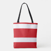 Tote Bag Rouge rayé (Dos)