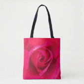 Tote Bag Rouge romantique Rose rose v2 (Devant)