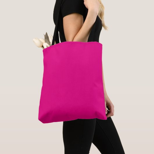 Tote Bag Rouge Violet Moyen (De près)
