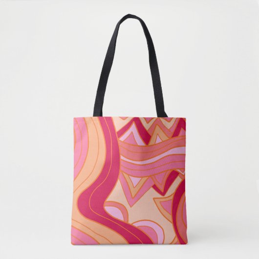 Tote Bag Rouges Groovy (Devant)