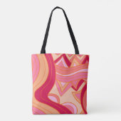 Tote Bag Rouges Groovy (Dos)