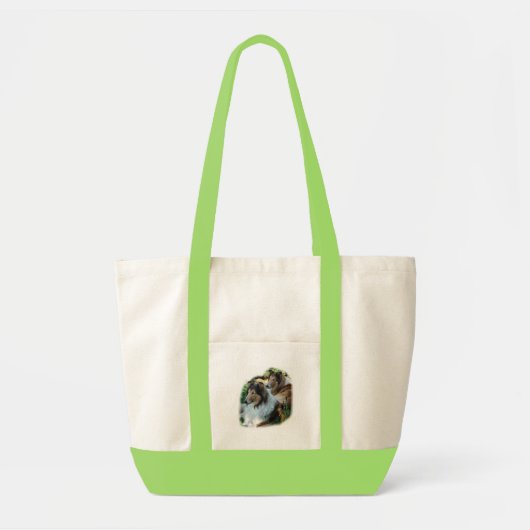 Tote Bag Rough Collie Art Don (Devant)