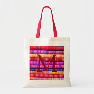 Tote Bag Rouleaux de Textiles Tissus Colorés