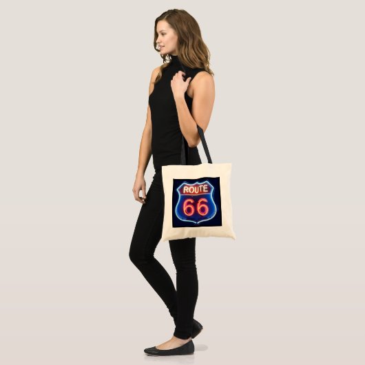 Tote Bag Route 66 (Devant (modèle))