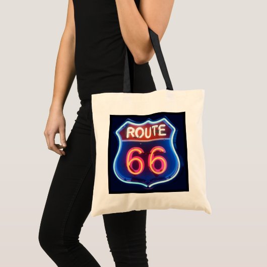 Tote Bag Route 66 (Devant (produit))