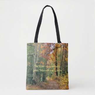 Tote Bag Route au bonheur Fourre-tout