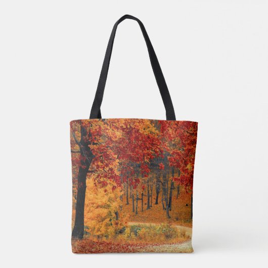 Tote Bag Route d'automne (Dos)