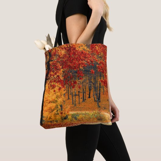 Tote Bag Route d'automne (De près)