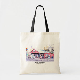 Tote Bag Route historique 66 Arizona General Store Aquarell