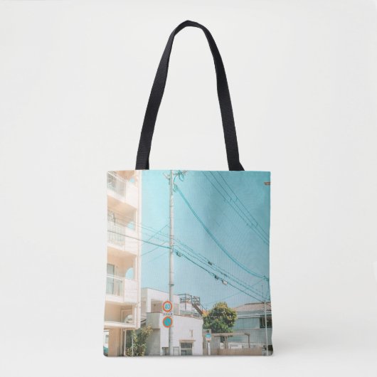 TOTE BAG ROUTE PRÈS DE LA MAISON (Devant)