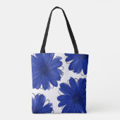 Tote Bag Royal Blue Daisies (Dos)