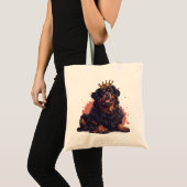 Tote Bag Royal Rottweiler Dog Queen Crown (Devant (produit))