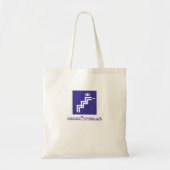 Tote Bag Royal Snakes Blue Étiquette (Devant)