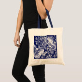 Tote Bag Royaume d'hippocampe (Devant (produit))