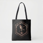 Tote Bag RPG Crit AF | Rosegold Tabletop Roleplayer Dice (Devant)