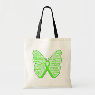Tote Bag Ruban de papillon de conscience de la maladie de