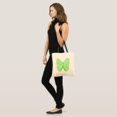 Tote Bag Ruban papillon de sensibilisation à la maladie de (Devant (modèle))