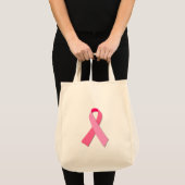 Tote Bag Ruban rose (Devant (produit))