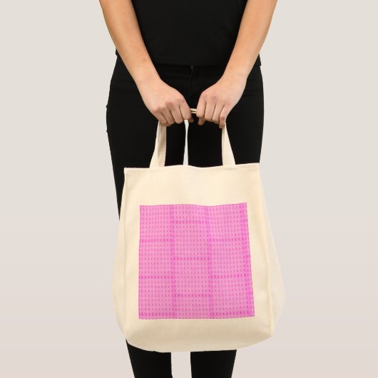 Tote Bag Rubans du cancer du sein (Devant (produit))