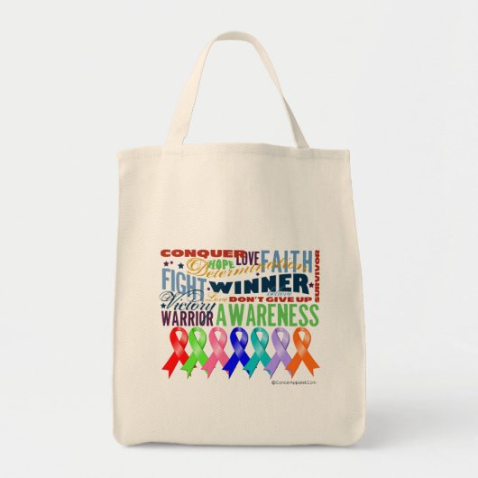Tote Bag Rubans pour une cause (Devant)