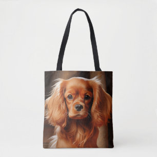 Tote Bag Ruby Cavalier King Charles Spaniel