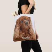 Tote Bag Ruby Cavalier King Charles Spaniel Chien (De près)