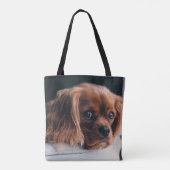 Tote Bag Ruby Cavalier le roi Charles Spaniel (Dos)