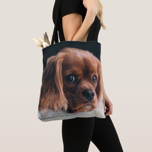 Tote Bag Ruby Cavalier le roi Charles Spaniel (De près)