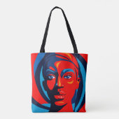 Tote Bag Ruby en rouge ravissant (Dos)