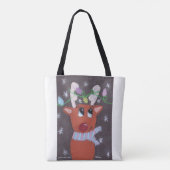 Tote Bag Rudolph's Sparkly Antlers - KidsArt for CHOC (Dos)