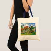 Tote Bag Rue de village par Vincent van Gogh (Devant (produit))