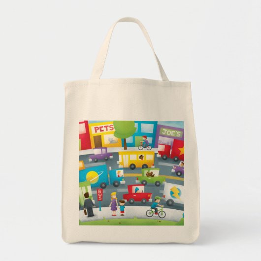 Tote Bag Rue de ville (Devant)