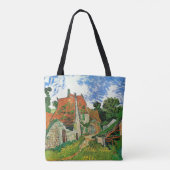 Tote Bag Rue du village par Vincent van Gogh (Dos)