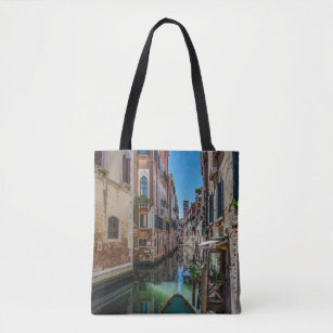Tote Bag Rue étroite avec canal à Venise