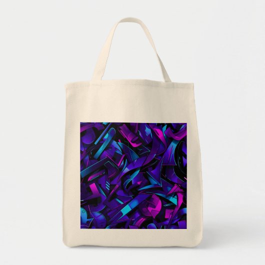Tote Bag Rue Graffiti Abstraite (Devant)