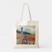 Tote Bag Rue principale de Dubrovnik, Croatie (Dos)